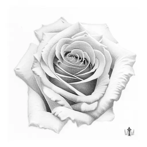 Rose Avec La Date 1998