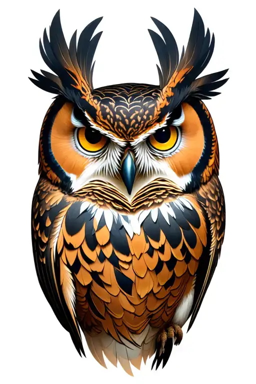 Athenea Head Hemlet Owl