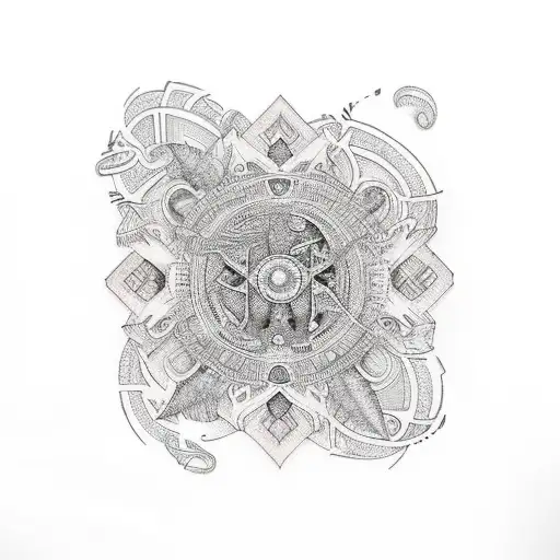 Travel Tattoo For Women