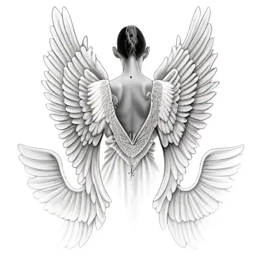 Angel Wings With Portrait