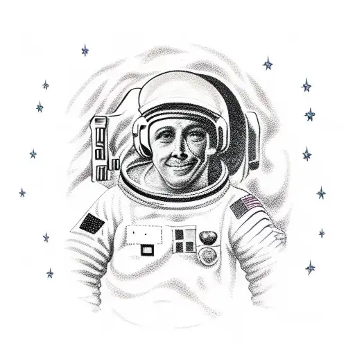 Astronaut Golfing On The Moon