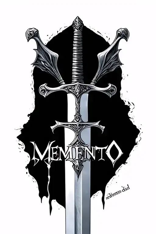 Lucifer's Tear With Sword And The Word Memento Died