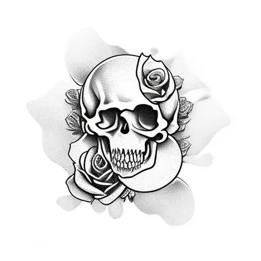 Skull And Roses