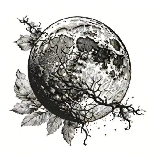 Realistic Half-filled Moon