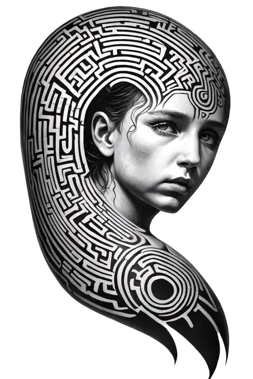 Labyrinth On The Whole Arm 3D