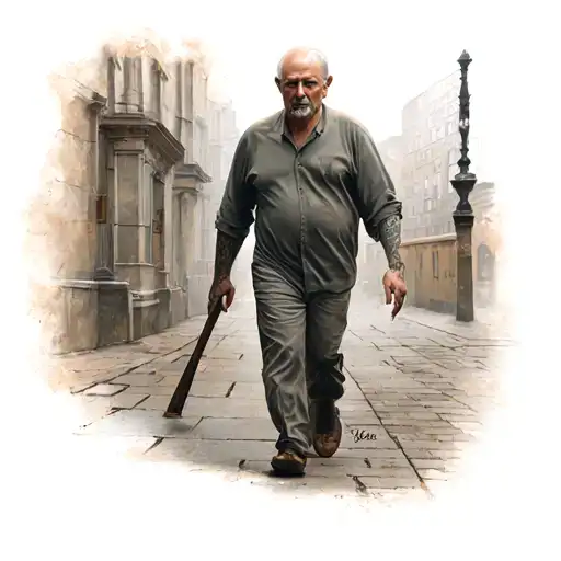 Battersea Dad Walking