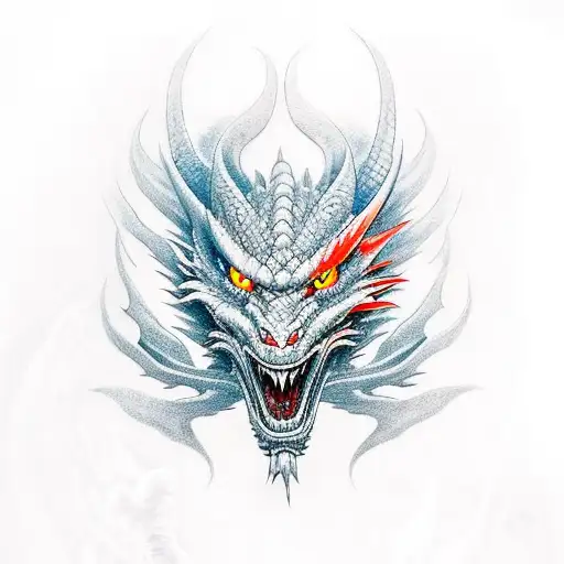 Dragon Samurai Fire Red Colour