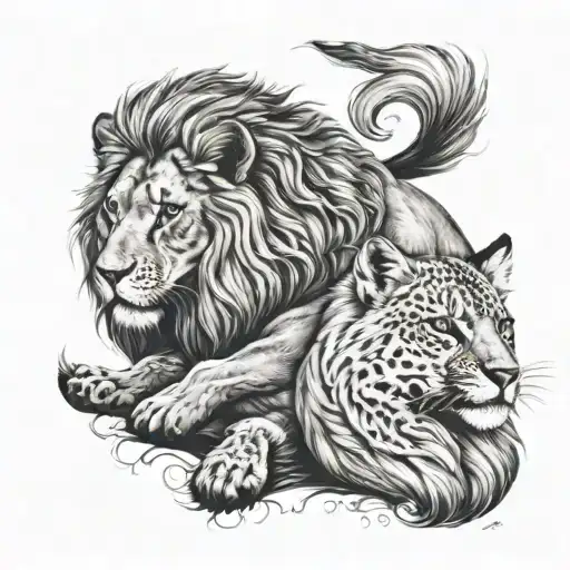 A Lion And Fox Fusion