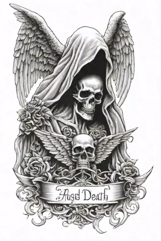 Angel Of Death With Quote To Die