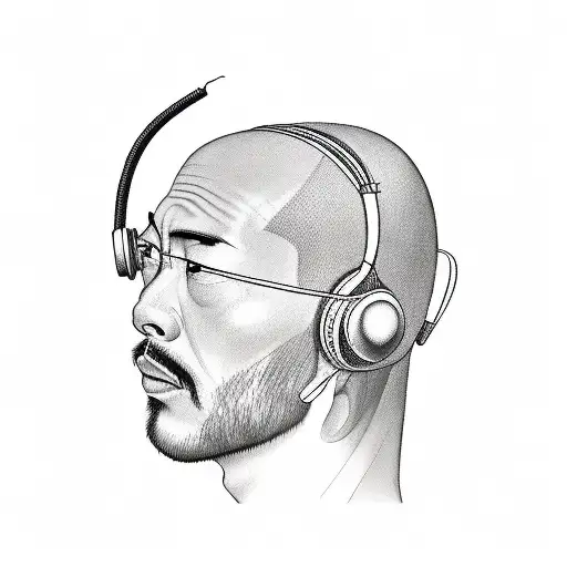 Samurai With Headphones