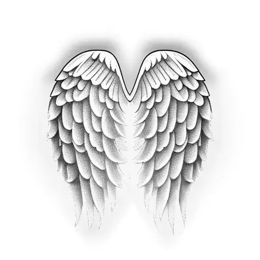 Angel Wings And Healing Stone