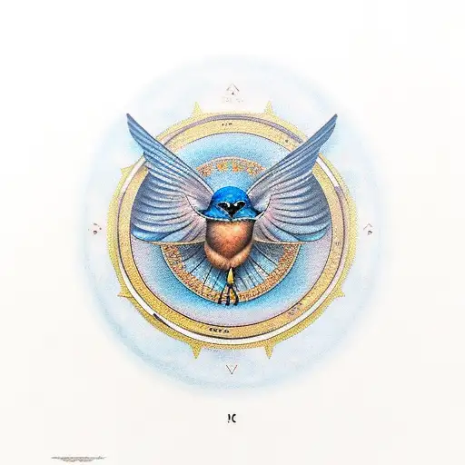 Eastern Bluebird Compass
