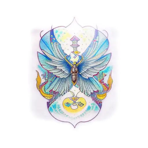 One Big Stained Glass Wing