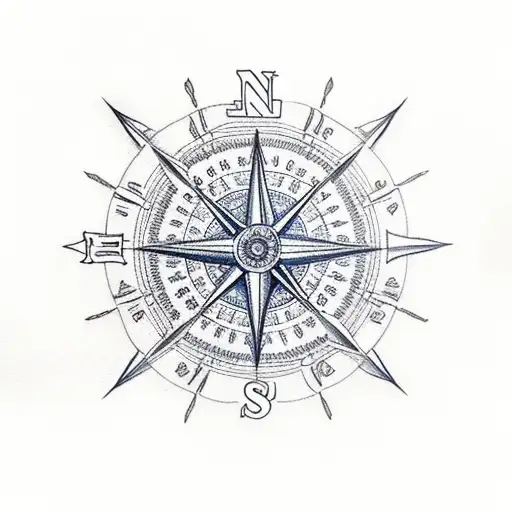 Bluebird And Compass