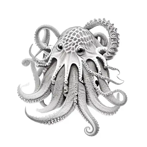 Stuffed Crocheted Octopus