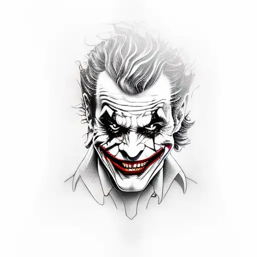 Leg Sleeve Of The Joker From The Arkham Asylum Game