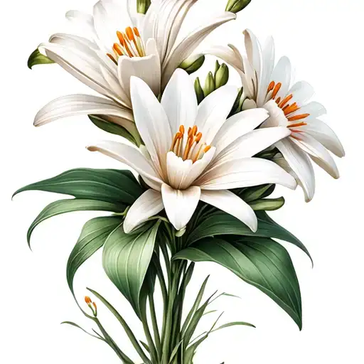 Daisy And River Lily Flower Bouquet
