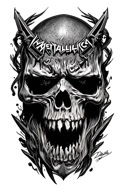 Badass Metallica Design Inspired