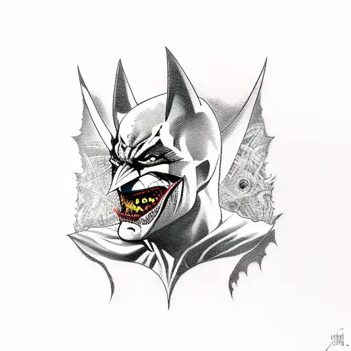 The Batman Who Laughs Fighting The Arkham Asylum Joker