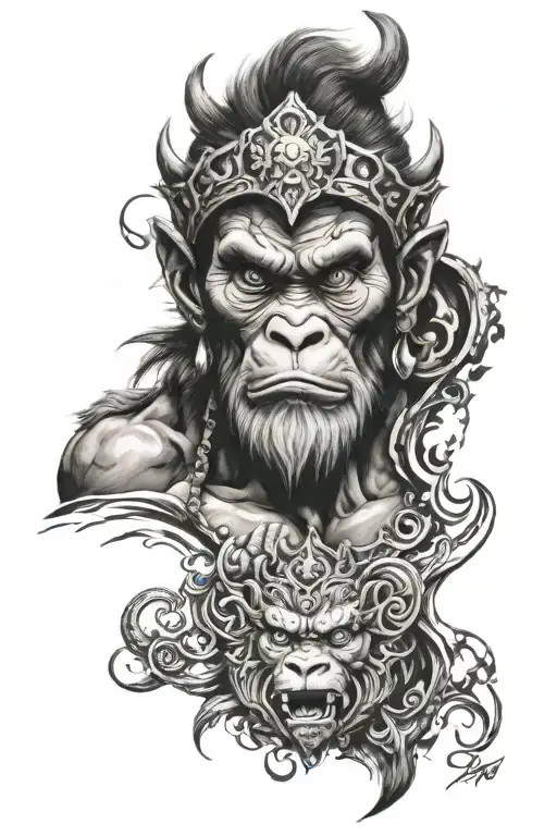 Monkey King Angry Eyes