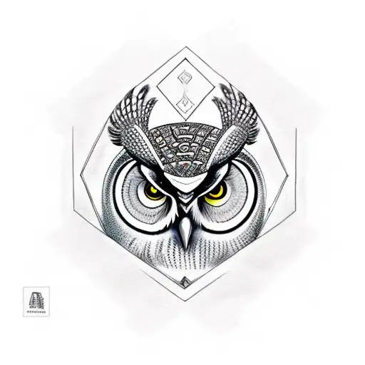 Owls With Buddhist Strokes