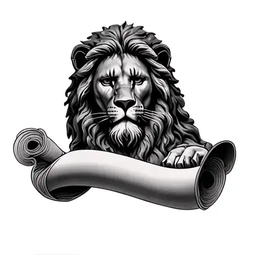 Scroll Apocalypse Jesus Lion