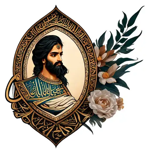 Arabic Ancient Shoulder Tatoo