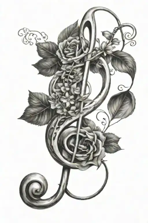 Treble Clef And Nature