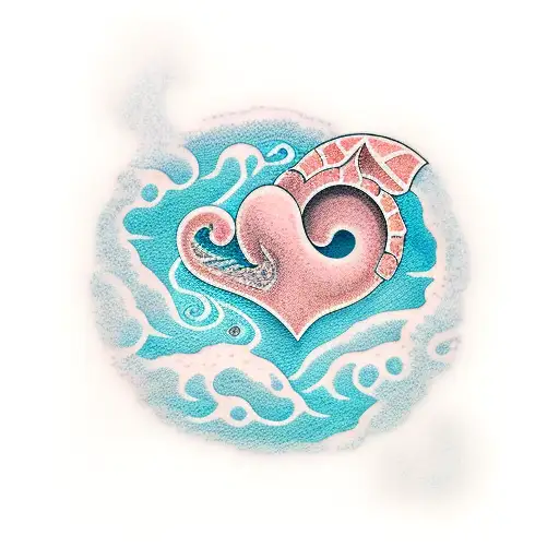 Hearth With Ocean Waves