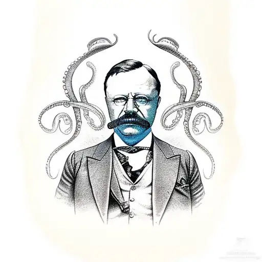Teddy Roosevelt As An Octopus