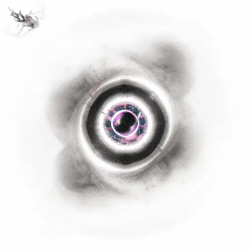 Black Hole Taking Time From A Clock And A Beach