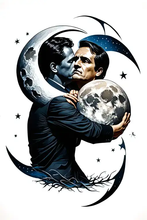 Bolsonaro Hugging Moon