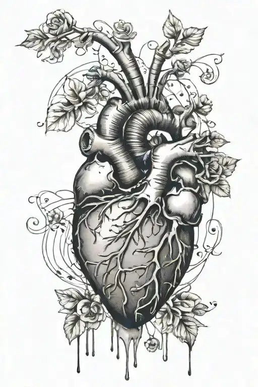 Anatomical Heart And Music Themed