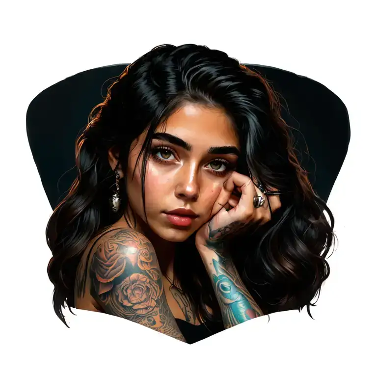 Samurine With Girl Wearing