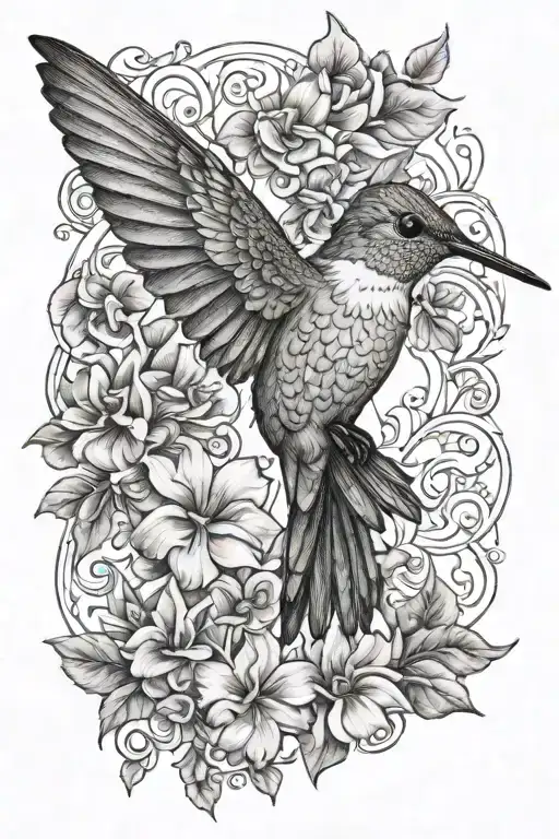 Hummingbird Hovering