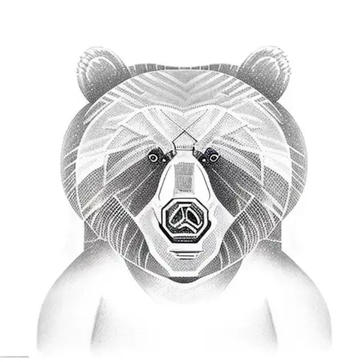 A Bear With A Doctor's Coat And Lemtes