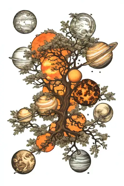 Solar System Incorporating A Tree