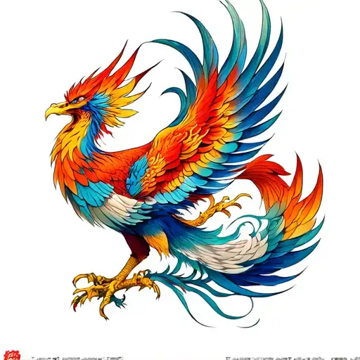 Phoenix In The Chinese Style