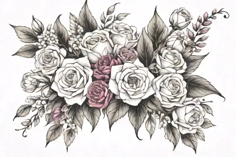 A Bouquet Of Flowers With Each Flower Representing A Different Milestone In Motherhood