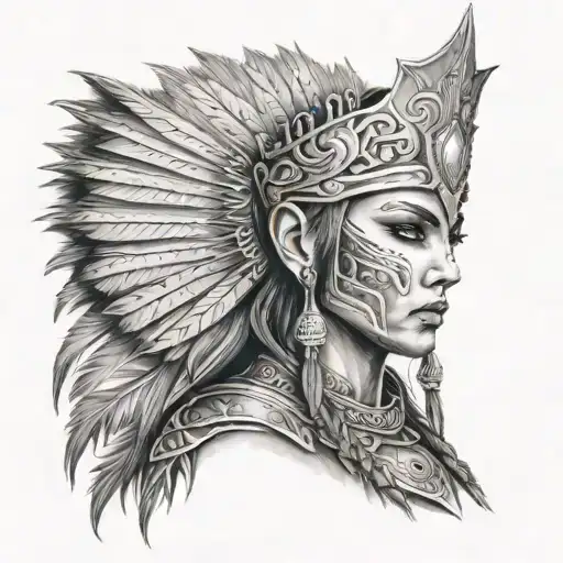 Warrior Queen Front Face