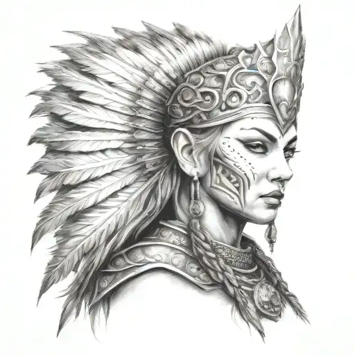 Warrior Queen Front Face