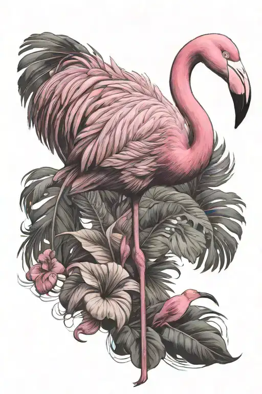 Flamingo Losing It's Pink