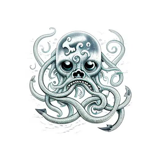 Kraken Drowning A Man