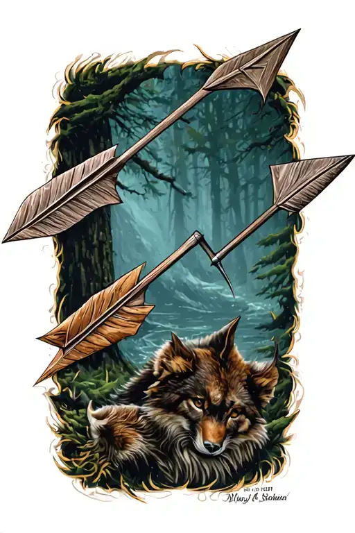 Hunting Arrow Design