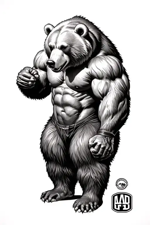 Powerlifting Bear