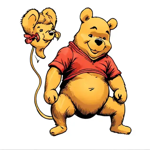 Winnie The Pooh Tough Guy