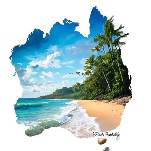 Australia Beach Scene