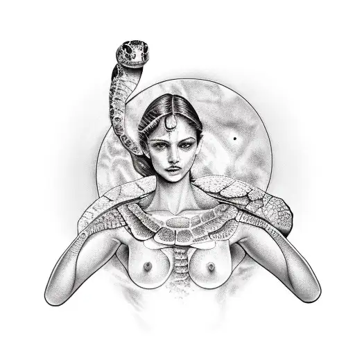 Aphrodite With Turtle Shell