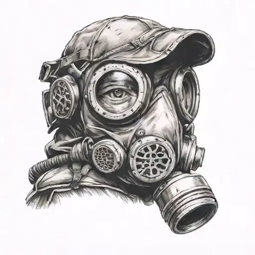 A Bird In A Gas Mask