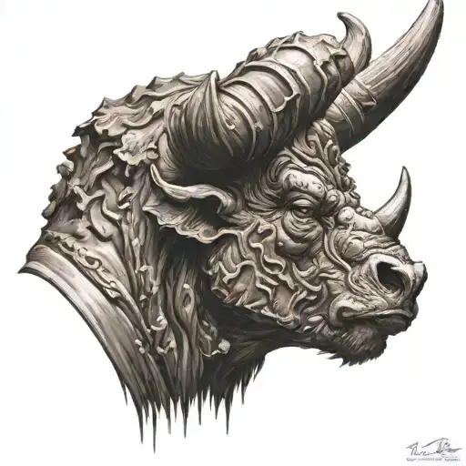Space Minotaur Head
